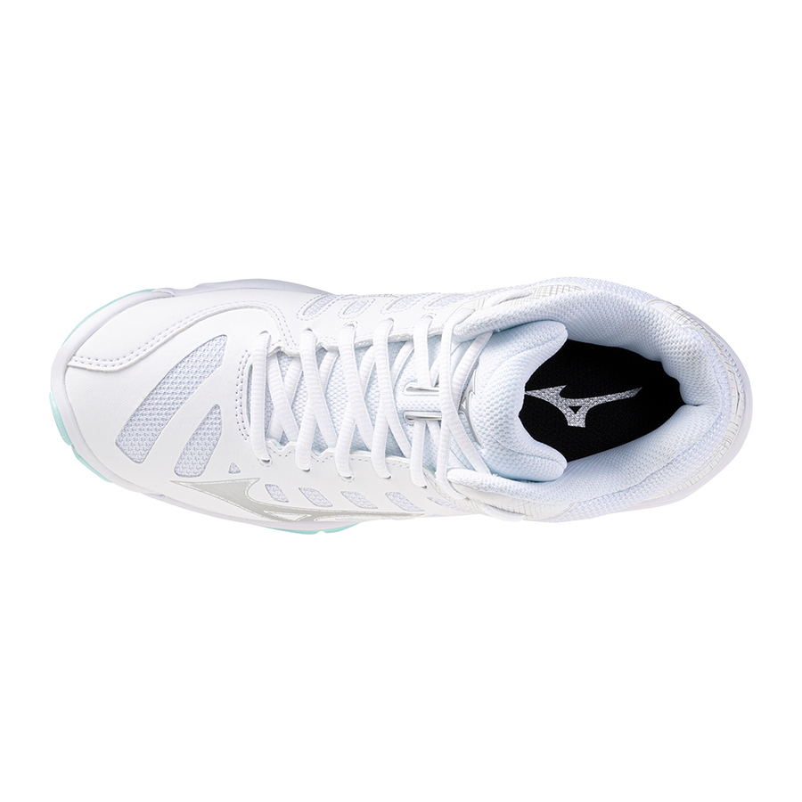 MIZUNO WAVE VOLTAGE 2 MID WHITE BLUE TINT